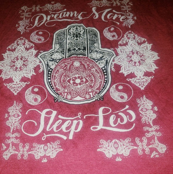 Rue21 Flowy Cranberry Top - Picture 5 of 6